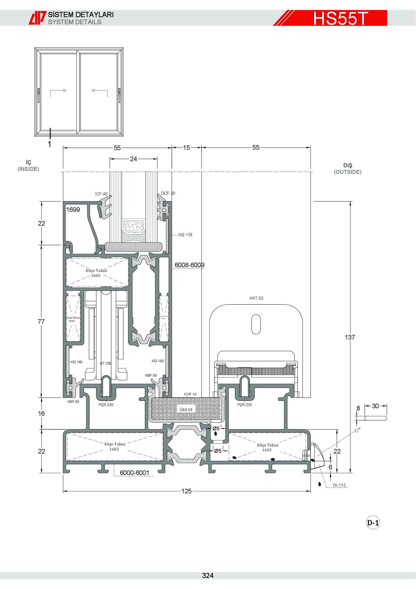 HEBESCHİEBE SÜRME ALÜMİNYUM 31
